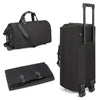 Convertible Duffle Garment Bag with Wheels, Spacious Weatherproof & Travel Ready