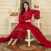 Red Embroidery Suit