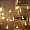 LED Ball String Lights, 10LEDs, 1.5m, Energy-Saving for Parties & Festivals