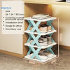 Shoe Rack Organizer, 5-Layer, Durable & Stackable Storage Solution