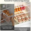 Egg Organizer, Automatic Scrolling Egg Rack, Space Saving Design, for Refrigerator