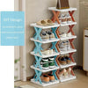 Shoe Rack Organizer, 5-Layer, Durable & Stackable Storage Solution