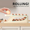 Egg Organizer, Automatic Scrolling Egg Rack, Space Saving Design, for Refrigerator