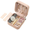 Jewelry Organizer Box, Travel Leather Pocket, Compact & Stylish