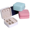 Jewelry Organizer Box, Travel Leather Pocket, Compact & Stylish