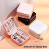 Jewelry Organizer Box, Travel Leather Pocket, Compact & Stylish