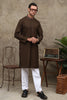 UMBER BROWN MEN'S COTTON KURTA | - maqsood.pk