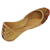 Metallic Multi Shade Handmade Embroidery Khussa, Stylish Footwear for Women