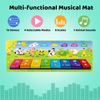 Piano Educational Playmat, Musical Learning Fun, for Kids'