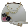 Top Handle Bag, Beautiful Flower Design & Embroidered, for Women