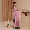 Suit, Reet Rang, Embroidered Lawn & Chiffon Dupatta, for Women