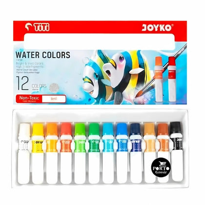 Joytiti Watercolor Paint Set, 12 Premium Pigments, for Professional Artists