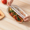 100pcs Disposable Plastic Cover, Stretchy, Reusable, with Rubber Bands, for Kitchen Use