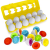 Montessori Smart Eggs Puzzle, Shape & Color Matching Toy, for Preschoolers