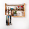 Kitchen floating rack shelve