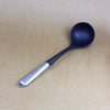 Black colored silicone spoon