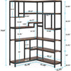 6 Shelf Sandine Corner Bookcase