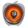 Carbon Halogen Electric Heater, Apple Shape - 300/600 Watts, for Home Use