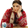 Premium Dhanak 3PCS Set, Embroidered Shirt & Pashmina Shawl, for Women