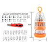 Universal Precision Screwdriver Set, 31 Magnetic Bits, Ergonomic Handle, Compact Storage