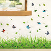 3D Green Plant Wall Stickers, Removable Grass Design, for Home Decor