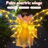 Glowing Elf Wings, Rechargeable Light-Up Fairy Costume, for Kids & Adults