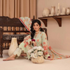 Suit, Reet Rang, Intricate Embroidery & Chiffon Dupatta, for Women