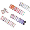 Washi Tape Set of 60, Vibrant Kawai Designs for Craft & Journaling