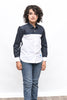 KID'S  WHITE BLUE CASUAL SHIRT