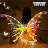 Glowing Elf Wings, Rechargeable Light-Up Fairy Costume, for Kids & Adults