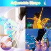 Glowing Elf Wings, Rechargeable Light-Up Fairy Costume, for Kids & Adults