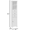 Merax Bathroom Cabinet Storage Shelve Tower