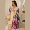 Premium Dhanak 3PCS Set, Embroidered Shirt & Pashmina Shawl, for Women