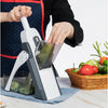 Mandoline Vegetable Cutter, Multi-Function Slicer & Chopper, Safe Design