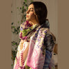 Premium Dhanak 3PCS Set, Embroidered Shirt & Pashmina Shawl, for Women