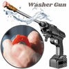 Wireless Car Washer Gun, High-Pressure Spray, Foam Bottle, for Car & Garden Use