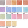 Mont Marte Metallic Watercolor Cake Set, 21 Colors, Shimmer Effect