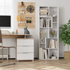 8-Cube White Bookcase