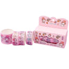 Kawai Cute Bunny Washi Tape Set, 4 Pcs, Decorative Crafting Tape