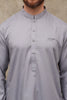 LIGHT GREY MEN'S WASH & WEAR SHALWAR KAMEEZ