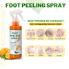 Foot Peeling Spray, Orange Oil Essence, for Dry and Callused Skin Care