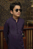 PURPLE CHICKEN KID'S WASH & WEAR SHALWAR KAMEEZ