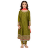 Organza Suit, Elegant Net & Malai Outfit , for Kids'