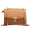 Hand Bag, Camel Stylish with Top Handle & Adjustable Chain