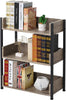 Bookcase Shelve Storage Rack, VECELO Organizer Lounge Decor