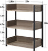 Bookcase Shelve Storage Rack, VECELO Organizer Lounge Decor