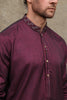 PURPLE COTTON MEN'S KURTA | - maqsood.pk