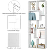 8-Cube White Bookcase