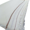 Luxury White Wool Shawl