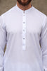 WHITE COTTON MEN'S KAMEEZ SHALWAR